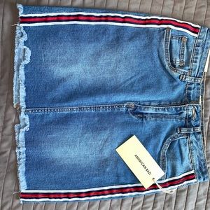 American Bazi Jean Skirt
